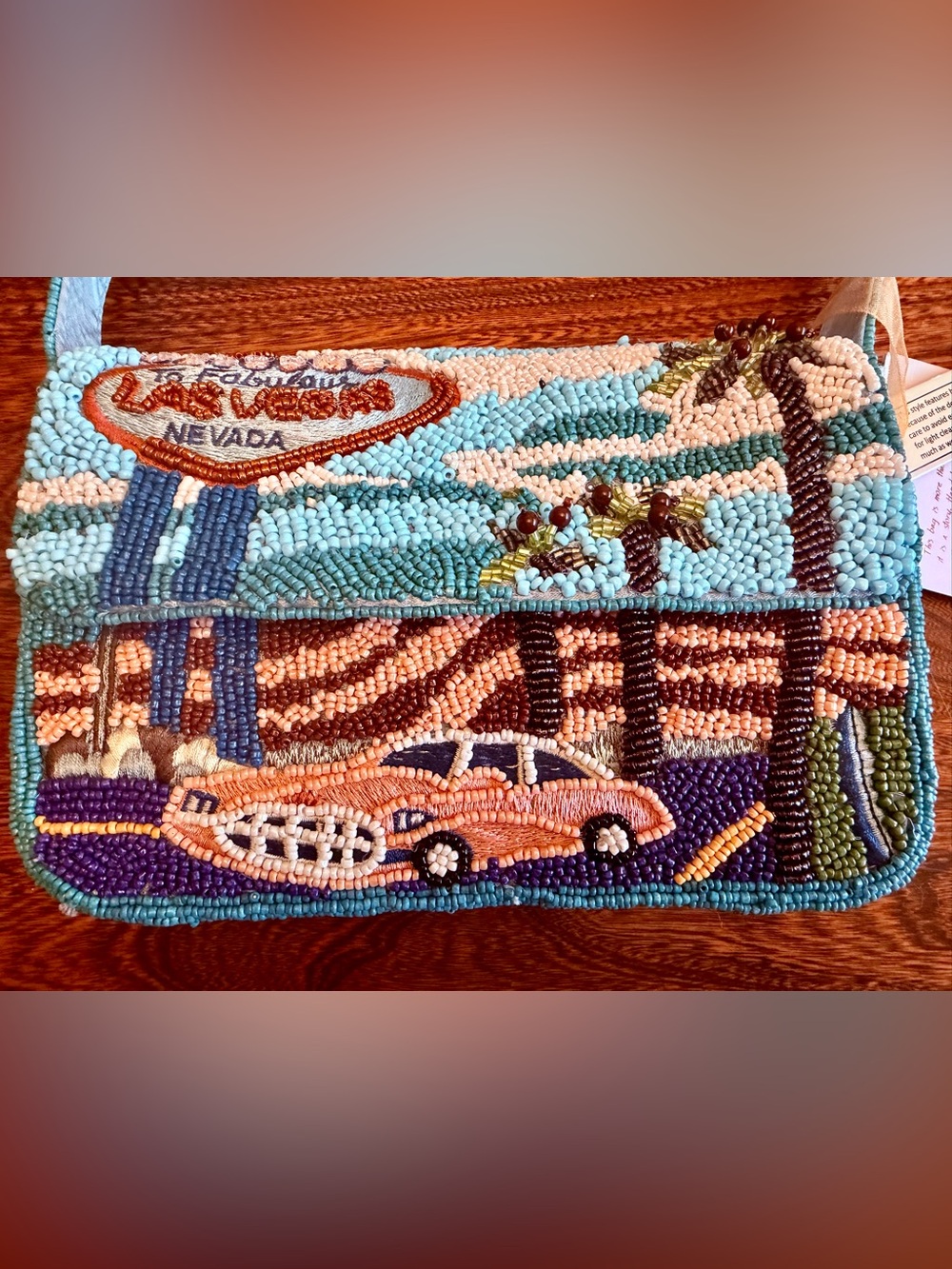 Viral and Much Sought After Las Vegas Hand Beaded Bag, Perfect For The Strip! - Picture 3 of 12